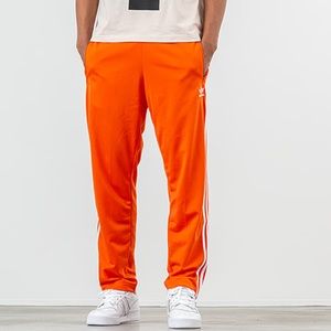 RARE ADIDAS ORIGINALS FIREBIRD TRACK PANTS SIZE M #ED7015 ORANGE
